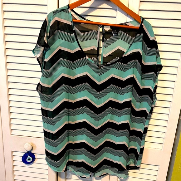 Torrid Chevron Stripe Back Detail
Top Size 2 - Picture 1 of 7